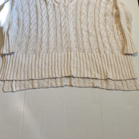 Free People Oversized Cream Sweater - Women’s Size XS - Picture 5 of 7